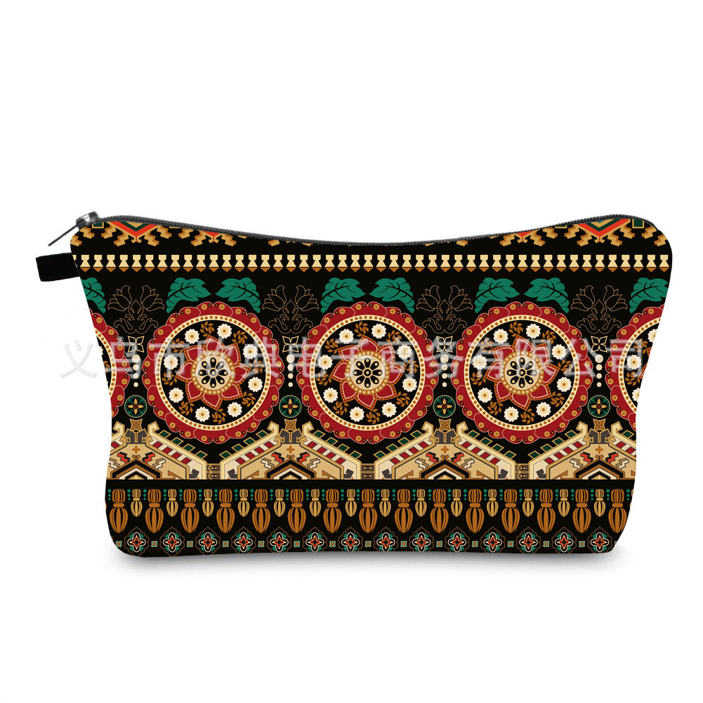 Wholesale Polyester Datura Printed Storage Bag